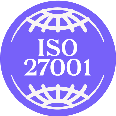 Image shows ISO certification as kommunicate is ISO compliant