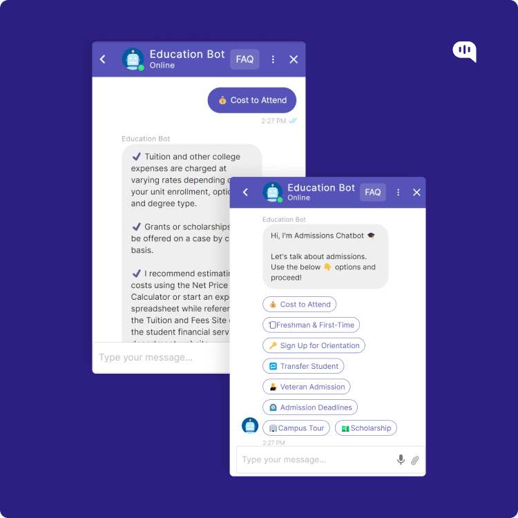 Education Chatbot Template