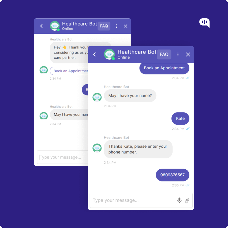 Healthcare Chatbot Template