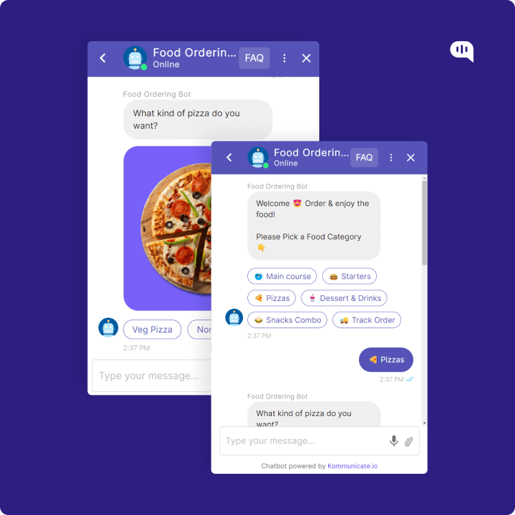 Restaurant Chatbot Template